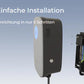 Sungrow A0CH1083 AC22E-01 EV Charger, 22 kW AC Wallbox, Typ 2 Ladekabel 7 m, RFID, App, MID