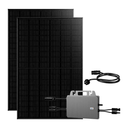 Tsun 900W Balkonkraftwerke Komplettset mit 800W Microinverter und AC Kabel Plug und Play Tsun