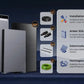 Anker SOLIX X1 10 kW Hybrid-PV-Komplettanlage 10 kWp mit Batteriespeicher, 20×500 Wp Full-Black Modulen & Installation
