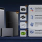 Anker SOLIX X1 10 kW Hybrid-PV-Komplettanlage 10 kWp mit Batteriespeicher, 20×500 Wp Full-Black Modulen & Installation