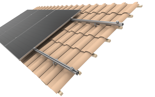 Intellisolaris Montagesystem Tile Roof Mounting System Vertikal aus Al6005-T5 & SUS304 für Solar Panels