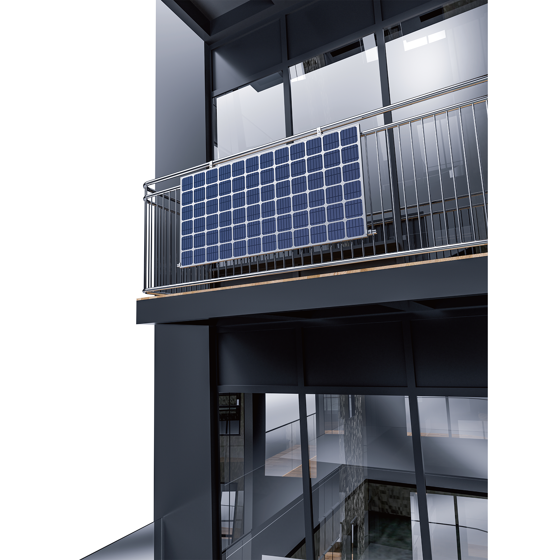 Anker SOLIX 1000W Balkonkraftwerk mit 2×500W SolarSpace Modulen, Halterung optional - IntelliSolaris