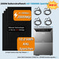 Anker SOLIX Solarbank 4 E5000 Pro, mit 4 x 500W Bifaziale Solarmodule