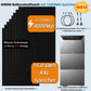 Anker SOLIX Solarbank 4 E5000 Pro, mit 8 x 500W Bifaziale Solarmodule