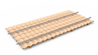 Intellisolaris Montagesystem Tile Roof Mounting System Vertikal aus Al6005-T5 & SUS304 für Solar Panels