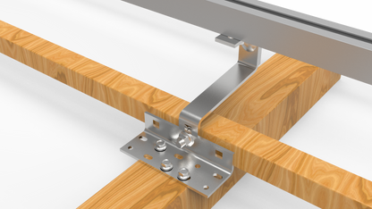 Intellisolaris Montagesystem Tile Roof Mounting System Vertikal aus Al6005-T5 & SUS304 für Solar Panels